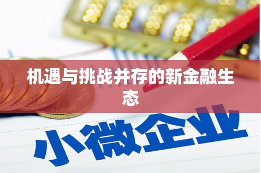 静海机遇与挑战并存的新金融生态