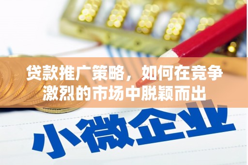 静海贷款推广策略，如何在竞争激烈的市场中脱颖而出