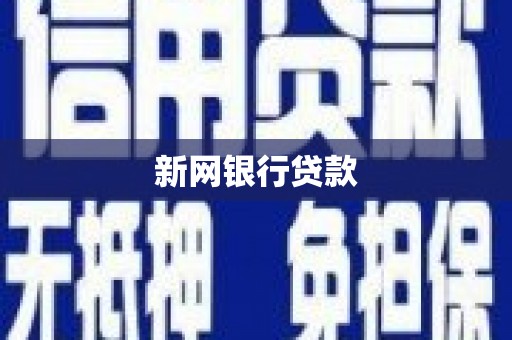 静海新网银行贷款