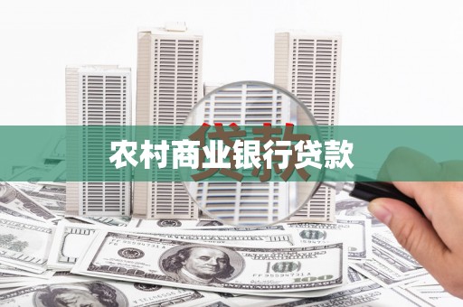 静海农村商业银行贷款