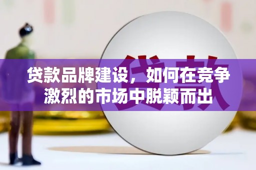 静海贷款品牌建设，如何在竞争激烈的市场中脱颖而出