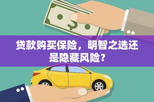 静海贷款购买保险，明智之选还是隐藏风险？