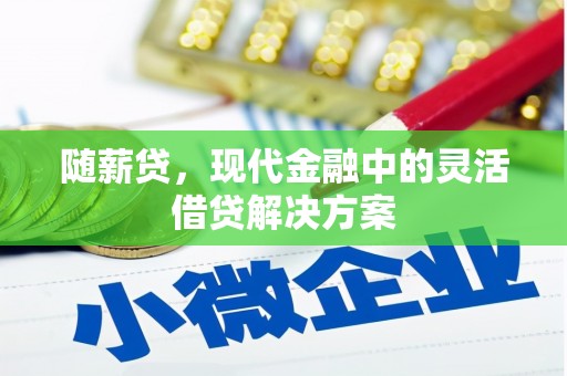 静海随薪贷，现代金融中的灵活借贷解决方案