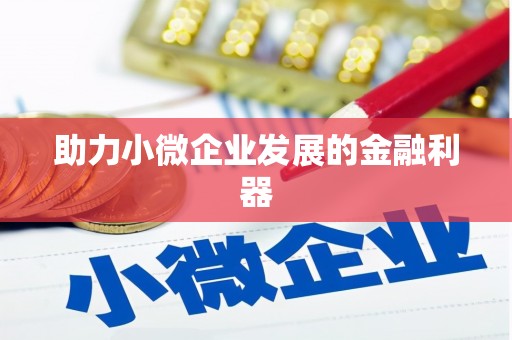 静海助力小微企业发展的金融利器