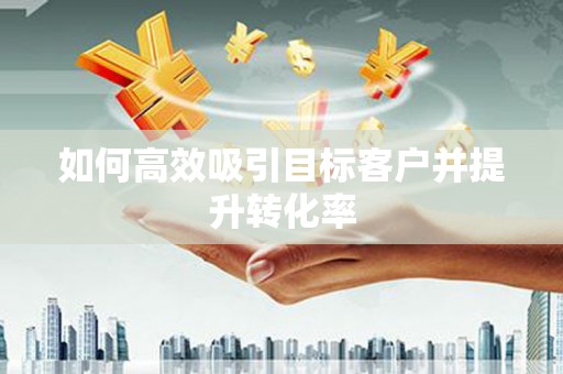 静海如何高效吸引目标客户并提升转化率