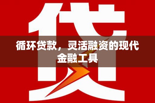 静海循环贷款，灵活融资的现代金融工具