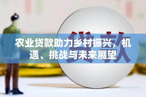静海农业贷款助力乡村振兴，机遇、挑战与未来展望