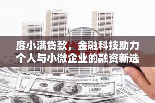 静海度小满贷款，金融科技助力个人与小微企业的融资新选择
