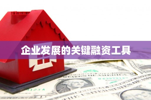 静海企业发展的关键融资工具