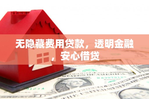 静海无隐藏费用贷款，透明金融，安心借贷