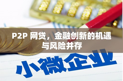 静海P2P 网贷，金融创新的机遇与风险并存