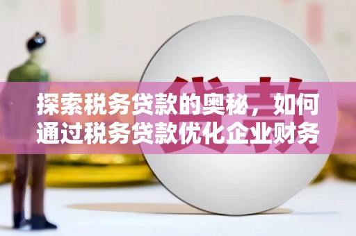 静海探索税务贷款的奥秘，如何通过税务贷款优化企业财务