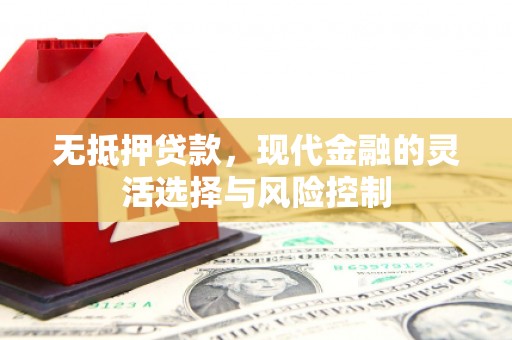 静海无抵押贷款，现代金融的灵活选择与风险控制