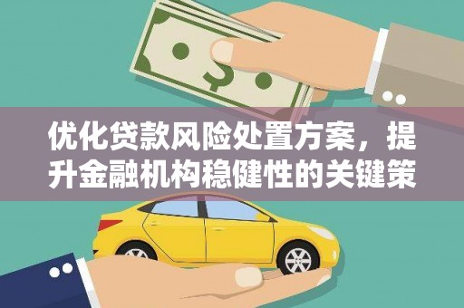 静海优化贷款风险处置方案，提升金融机构稳健性的关键策略