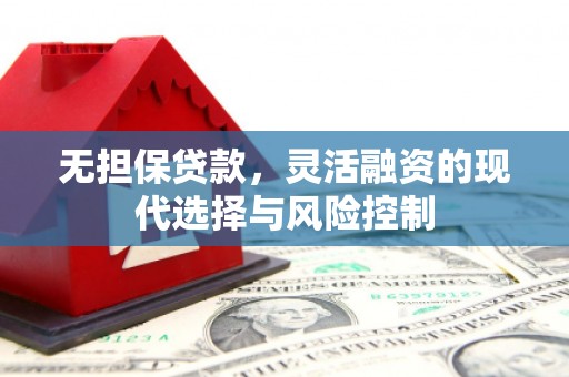 静海无担保贷款，灵活融资的现代选择与风险控制