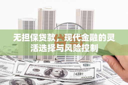 静海无担保贷款，现代金融的灵活选择与风险控制
