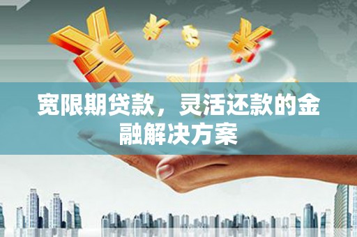 静海宽限期贷款，灵活还款的金融解决方案