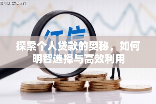 静海探索个人贷款的奥秘，如何明智选择与高效利用