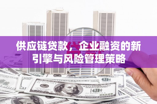 静海供应链贷款，企业融资的新引擎与风险管理策略