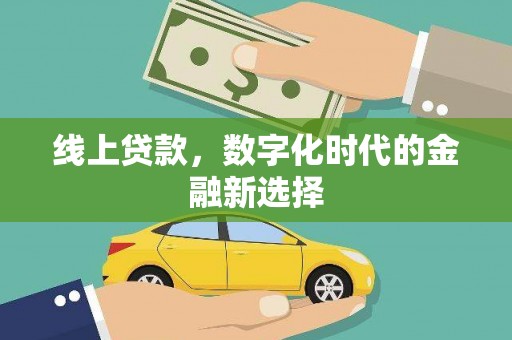 静海线上贷款，数字化时代的金融新选择