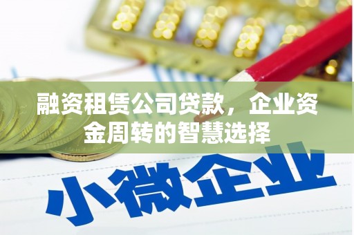 静海融资租赁公司贷款，企业资金周转的智慧选择
