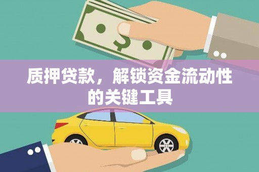 静海质押贷款，解锁资金流动性的关键工具