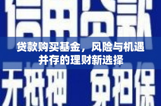 静海贷款购买基金，风险与机遇并存的理财新选择