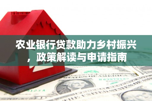 静海农业银行贷款助力乡村振兴，政策解读与申请指南