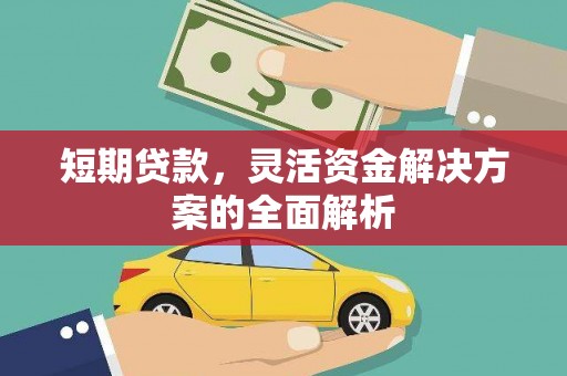 静海短期贷款，灵活资金解决方案的全面解析