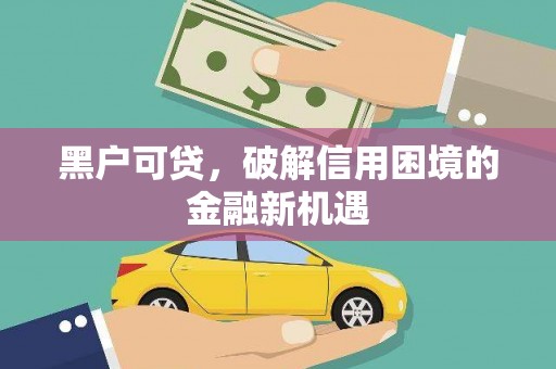 静海黑户可贷，破解信用困境的金融新机遇