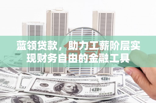 静海蓝领贷款，助力工薪阶层实现财务自由的金融工具