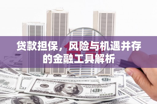 静海贷款担保，风险与机遇并存的金融工具解析