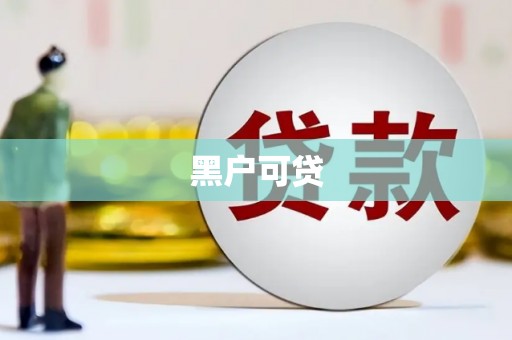 静海黑户可贷