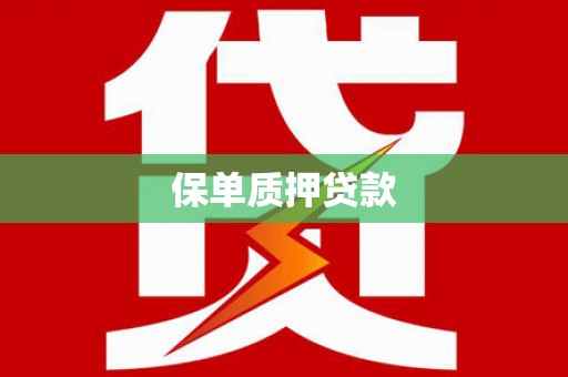 静海保单质押贷款