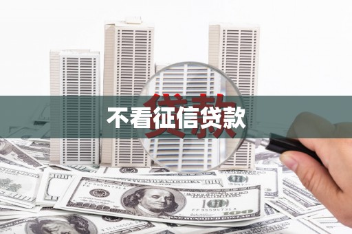 静海不看征信贷款
