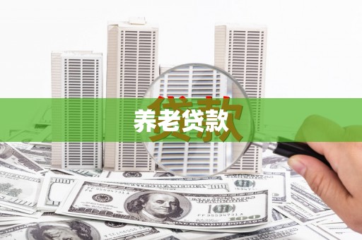 静海养老贷款