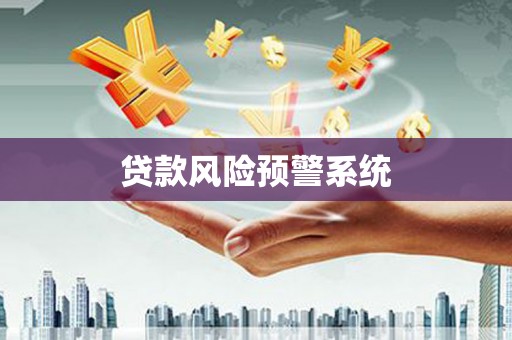 静海贷款风险预警系统