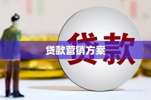 静海贷款营销方案
